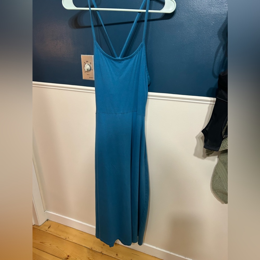 Pact organic maxi dress with built in bra